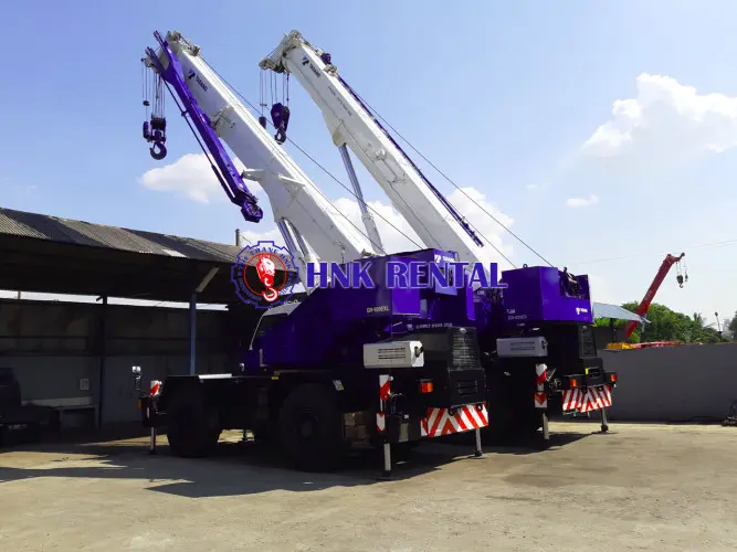 Sewa Roughter Crane  kawasan industri delta silicon